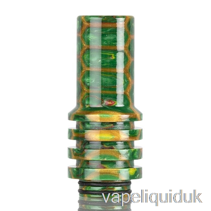 510 CHIMNEY Snakeskin Drip Tip Green Vape Liquid